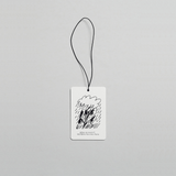 Mihan Aromatics Petrichor Plains Air Fragrance Card with artistic design for car and wardrobe scent enhancement.