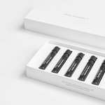 Discovery Set featuring seven 2ml fragrance vials in a sleek box by Mihan Aromatics.