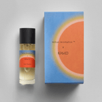 Soul Nectar Parfum by Mihan Aromatics x Kip&Co, featuring a luminous bottle and vibrant packaging design.